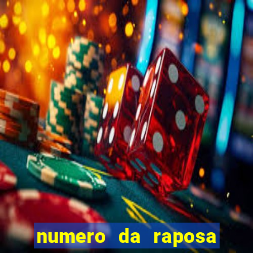 numero da raposa jogo do bicho